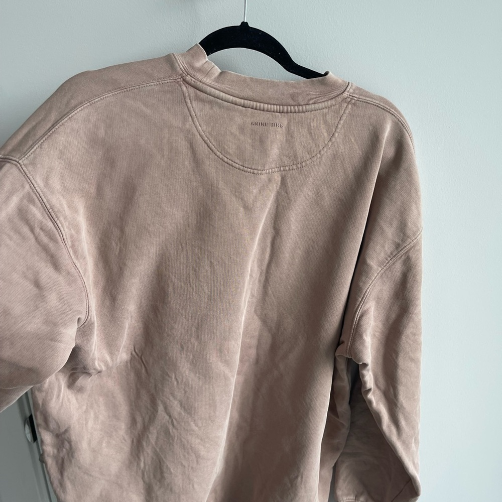 ANINE BING TYLER Tan Crewneck - Picture 5 of 8